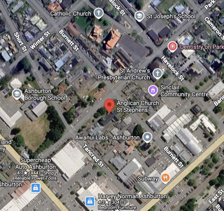 Map showing the location of St Stephen&rsquo;s Church, Ashburton